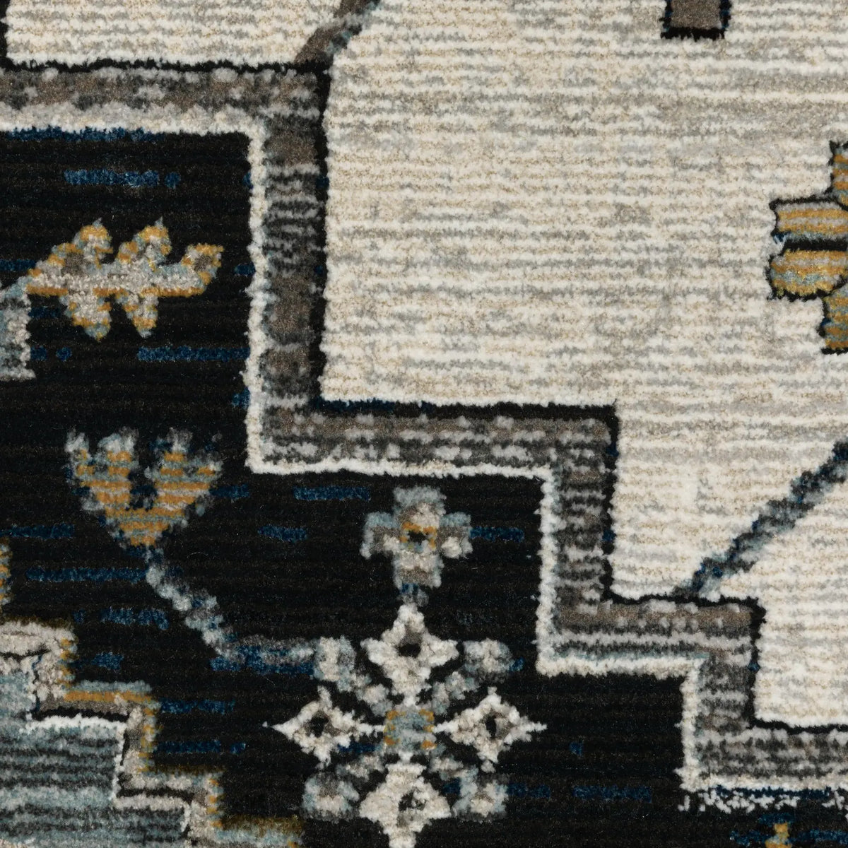 Oriental Weavers Sphinx KEIRA KEI04 Blue Medallion Rugs - room scene 2