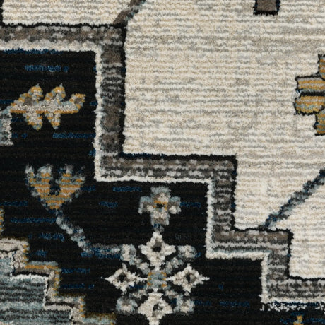 Oriental Weavers Sphinx KEIRA KEI04 Blue Medallion Rugs - room scene 2