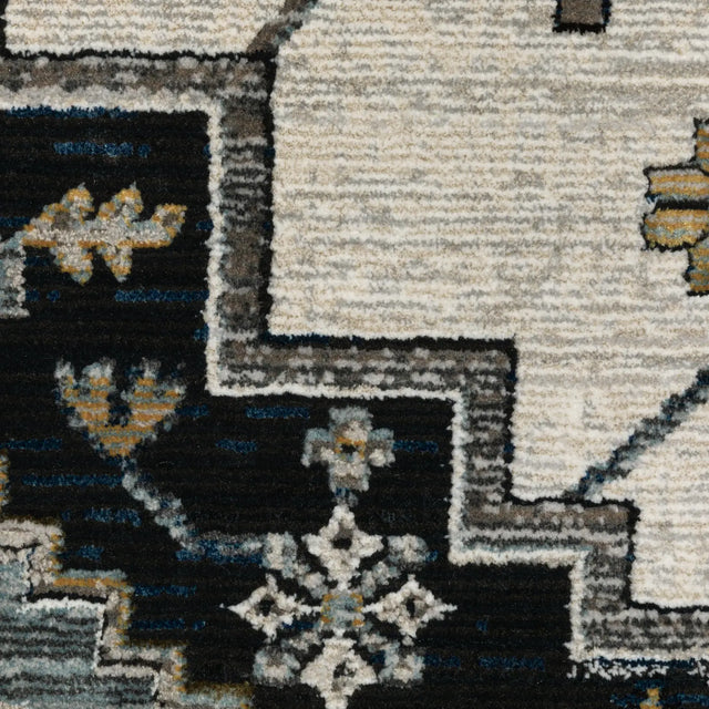 Oriental Weavers Sphinx KEIRA KEI04 Blue Medallion Rugs - room scene 2