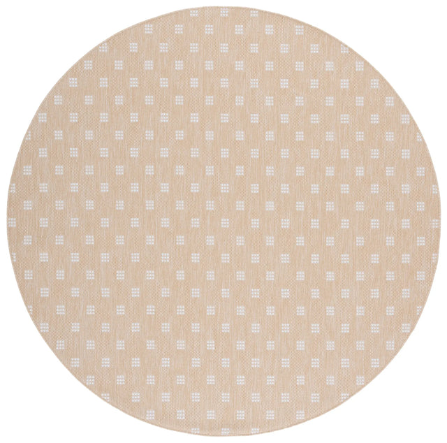 Safavieh Terrace 800 6'-7" x 6'-7" Rug in Beige / Ivory