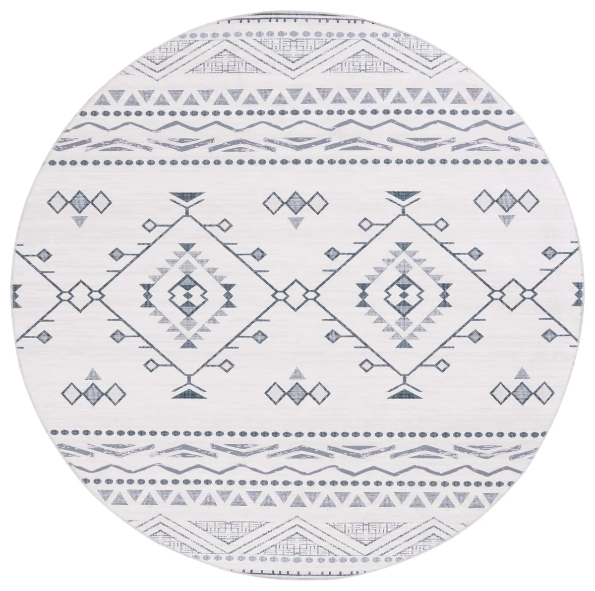 Safavieh Arizona 6'-0" x 6'-0" Rug in Beige / Charcoal