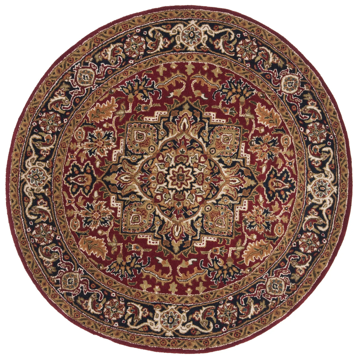 Safavieh Classic 6'-0" x 6'-0" Rug in Red / Navy