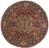 Safavieh Classic 6'-0" x 6'-0" Rug in Red / Navy