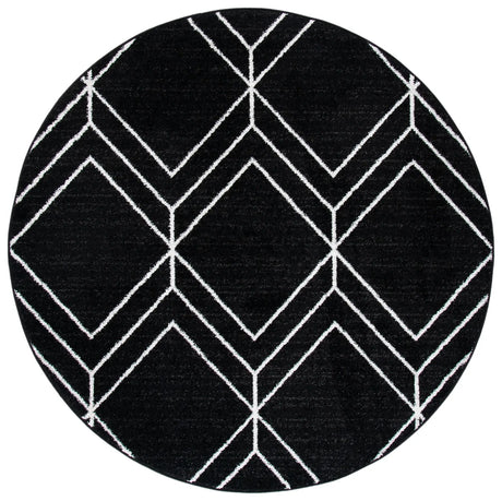 Safavieh Adirondack 6'-0" x 6'-0" Rug in Black / Ivory