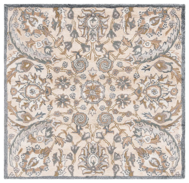 Safavieh Bella 5'-0" x 5'-0" Rug in Beige / Multi