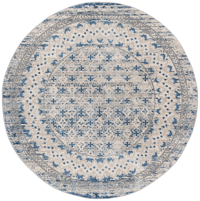 Safavieh Brentwood 10'-0" x 10'-0" Rug in Light Grey / Blue