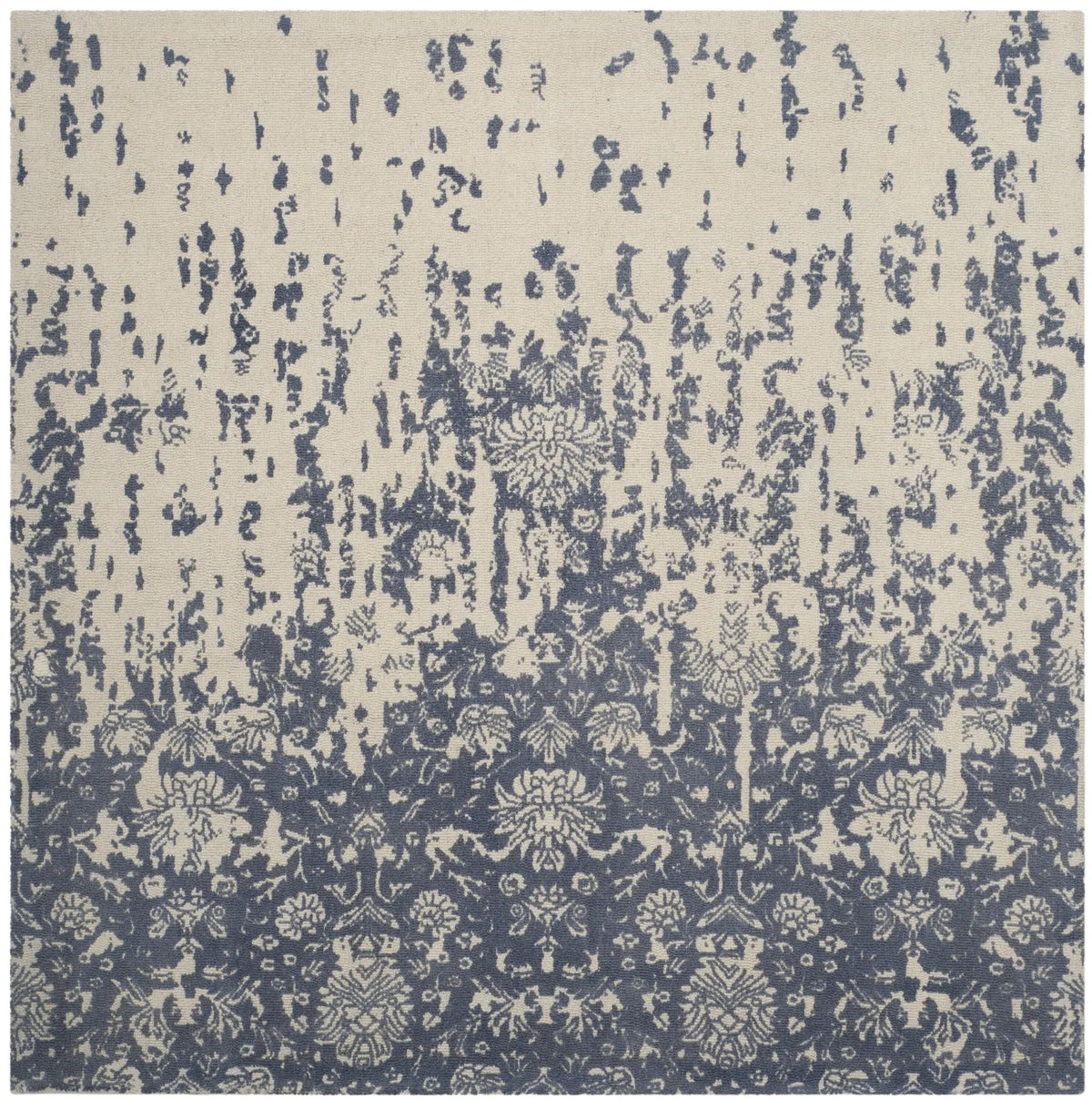 Safavieh Restoration Vintage 6'-0" x 6'-0" Rug in Ivory / Blue