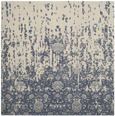 Safavieh Restoration Vintage 6'-0" x 6'-0" Rug in Ivory / Blue