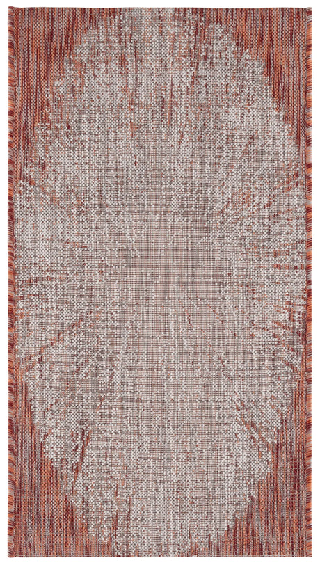 Safavieh Courtyard 2'-0" x 3'-7" Rug in Beige / Red