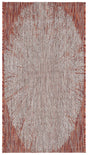 Safavieh Courtyard 2'-0" x 3'-7" Rug in Beige / Red