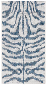 Safavieh Courtyard 2'-0" x 3'-7" Rug in Ivory / Navy