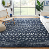 Safavieh Arizona Shag 10'-0" x 14'-0" Rug in Slate Blue / Ivory