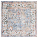 Safavieh Jasmine 5'-3" x 5'-3" Rug in Blue / Gold
