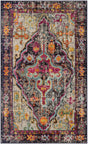 Safavieh Monaco 3'-0" x 5'-0" Rug in Grey / Fuchsia