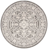 Safavieh Reflection 6'-7" x 6'-7" Rug in Dark Grey / Cream