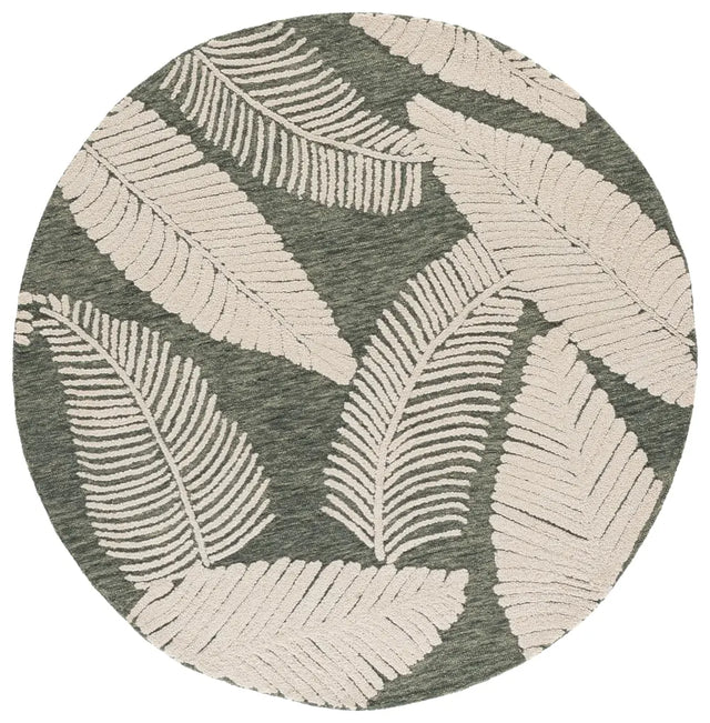 Safavieh Jardin 6'-0" x 6'-0" Rug in Grey / Ivory