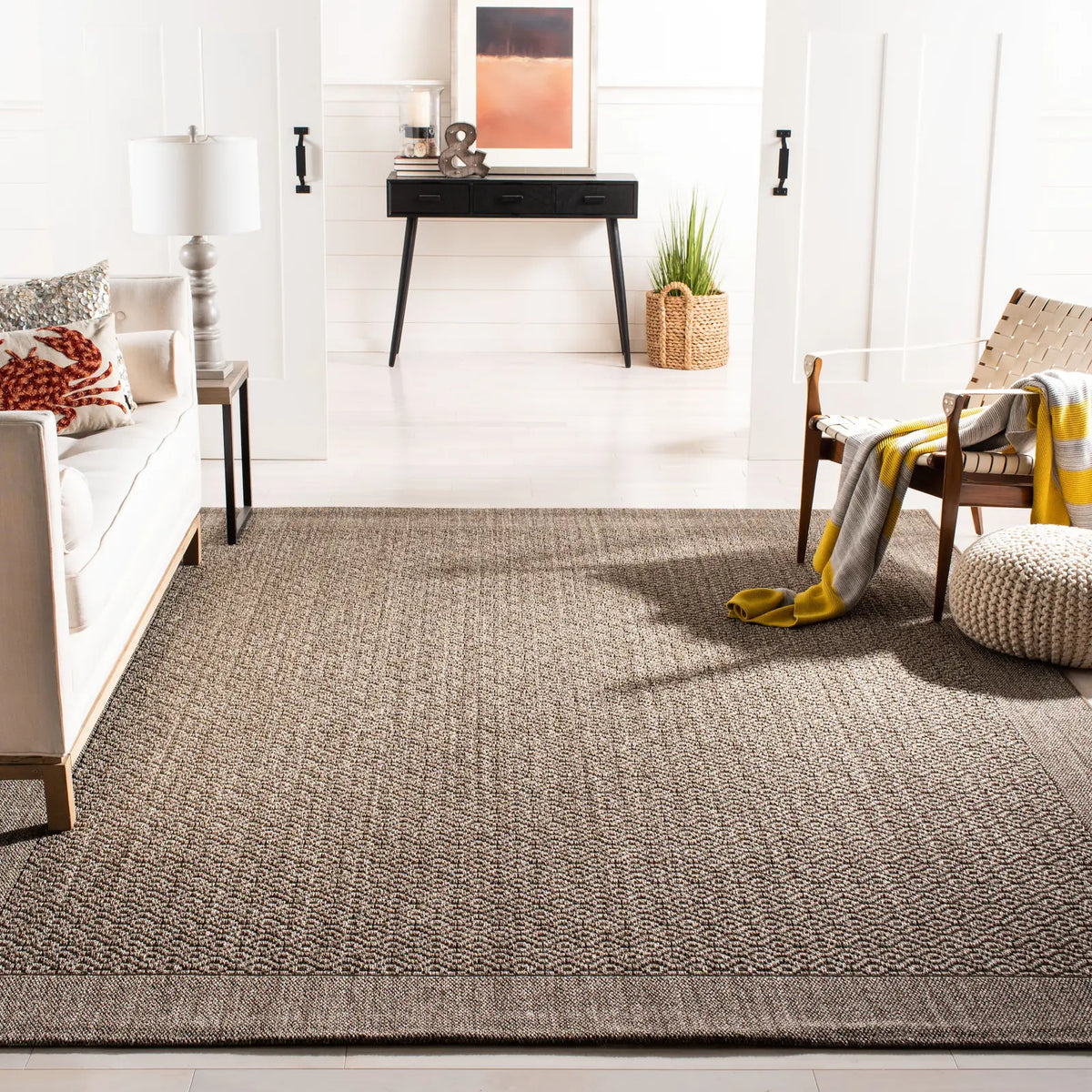 Safavieh Palm Beach 8'-0" x 10'-0" Rug in Silver