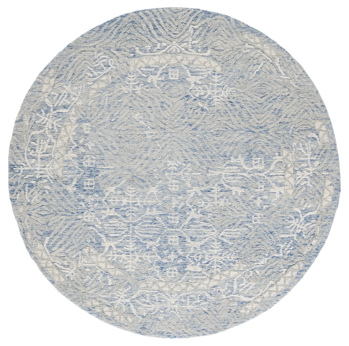 Safavieh Metro 6'-0" x 6'-0" Rug in Blue / Ivory