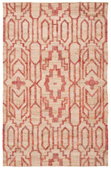 Safavieh Natural Fiber 4'-0" x 6'-0" Rug in Natural / Red