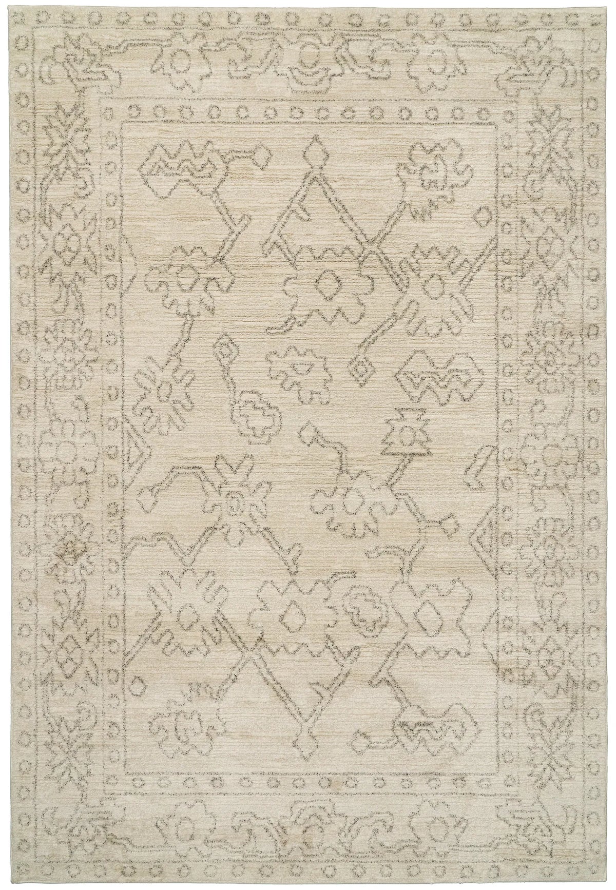 Dynamic Rugs Monroe 9802 Power Loomed Modern Beige/Grey Rug - Rectangular