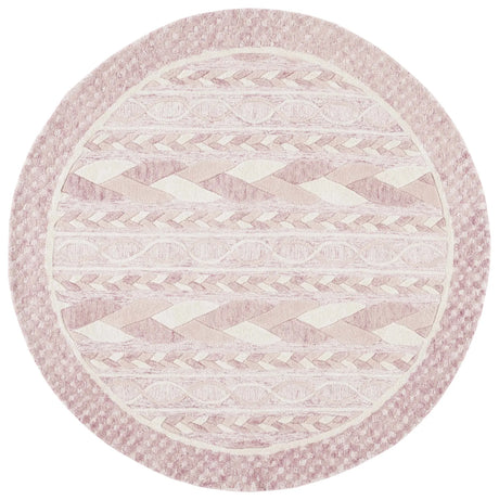 Safavieh Metro 6'-0" x 6'-0" Rug in Pink / Ivory