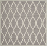 Safavieh Cambridge 6'-0" x 6'-0" Rug in Dark Grey / Ivory