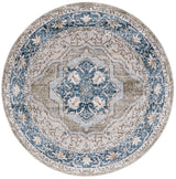 Safavieh Rosewood 6'-7" x 6'-7" Rug in Ivory / Green