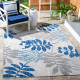 Safavieh Cabana 4'-0" x 6'-0" Rug in Grey / Blue