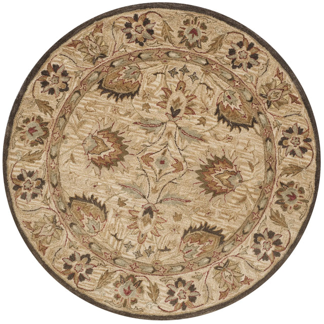 Safavieh Antiquity 6'-0" x 6'-0" Rug in Beige / Beige