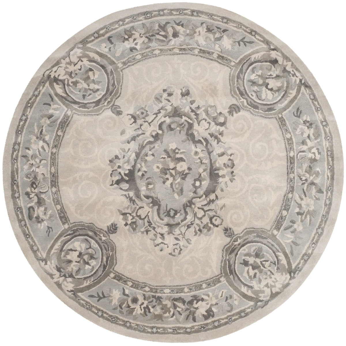 Safavieh Empire 6'-0" x 6'-0" Rug in Beige / Light Grey