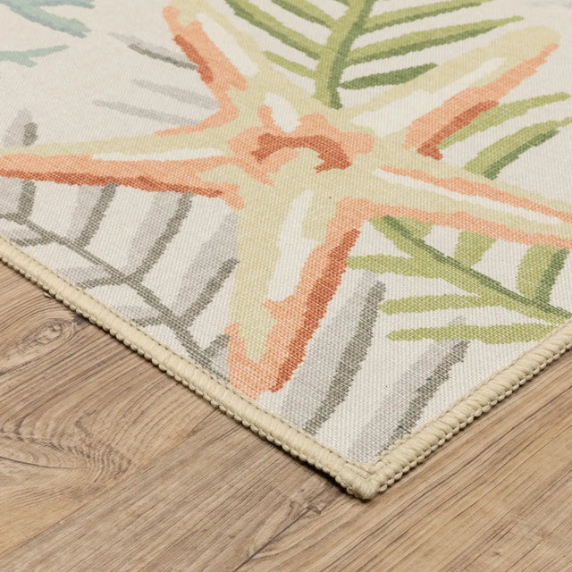 Oriental Weavers Sphinx Fiji FIJ06 Multi Rugs - corner detail