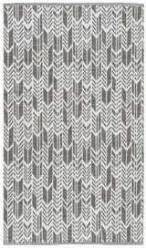 Safavieh Montauk 3'-0" x 5'-0" Rug in Charcoal / Ivory
