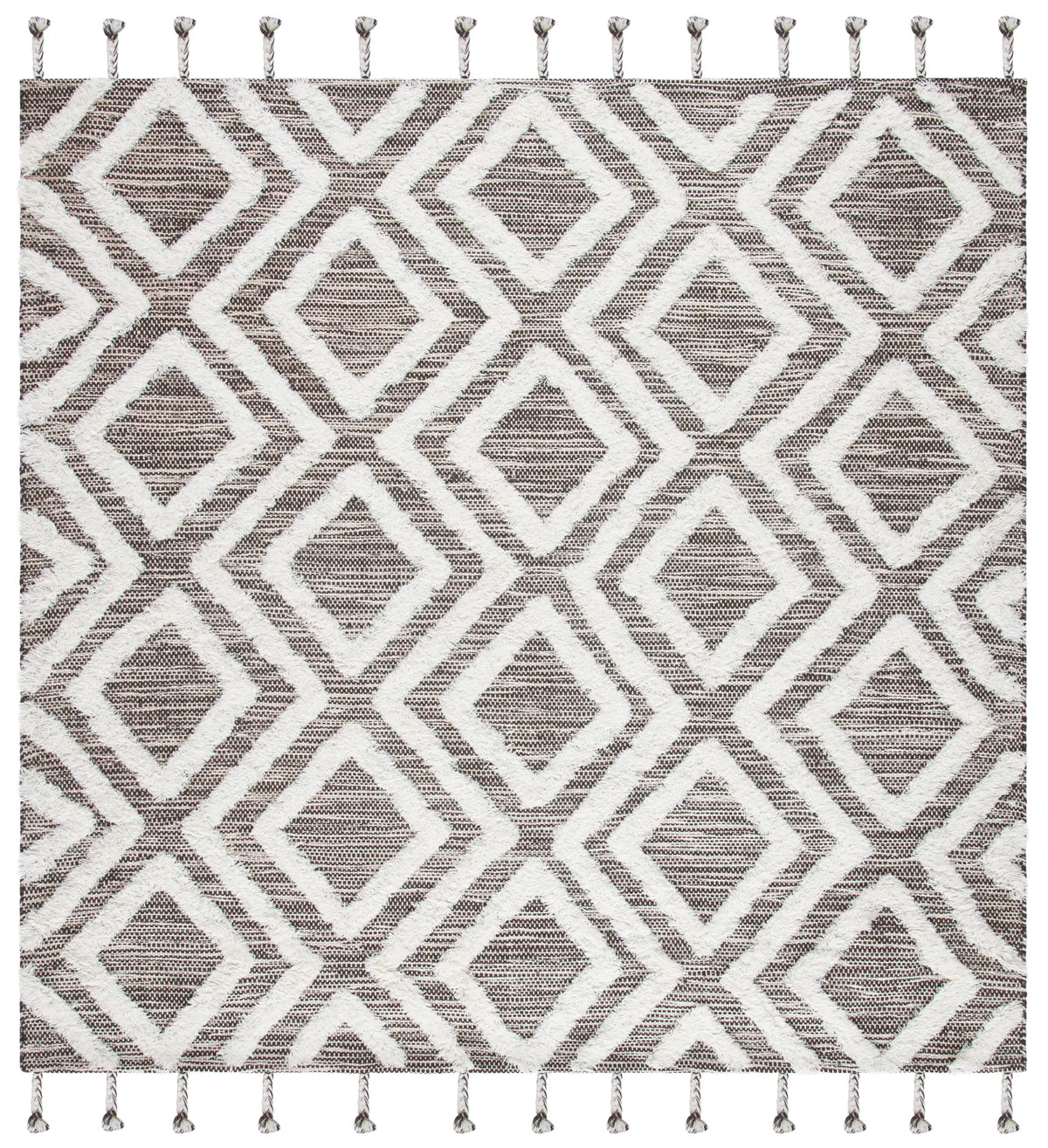 Safavieh Kenya 7'-0" x 7'-0" Rug in Brown / Ivory