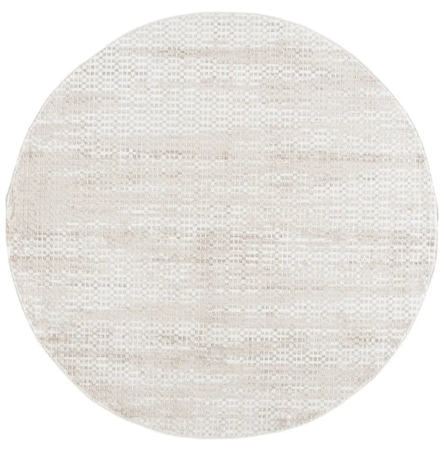 Safavieh Whisper 6'-7" x 6'-7" Rug in Ivory / White