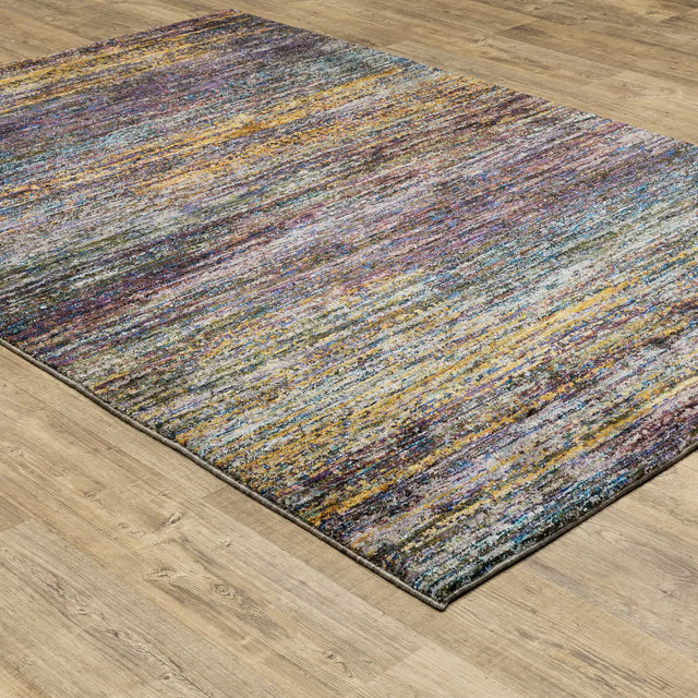 Oriental Weavers Sphinx Atlas 8037B Multi/Multi Rugs - angle detail