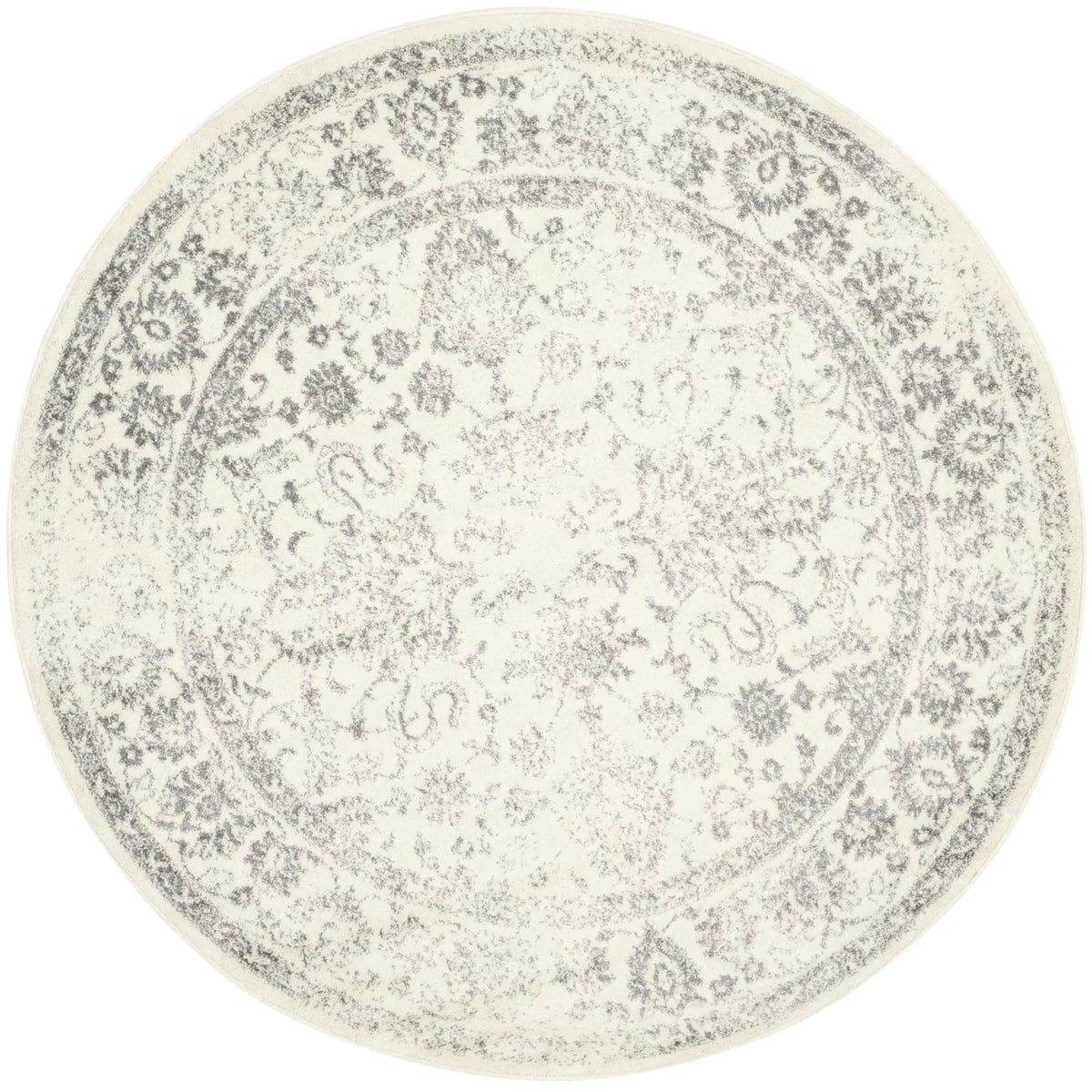 Safavieh Adirondack 5'-0" x 5'-0" Rug in Ivory / Silver
