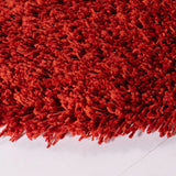 Safavieh Shag 6'-0" x 6'-0" Rug in Rust