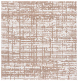 Safavieh Rumi Shag 6'-7" x 6'-7" Rug in Beige / Ivory