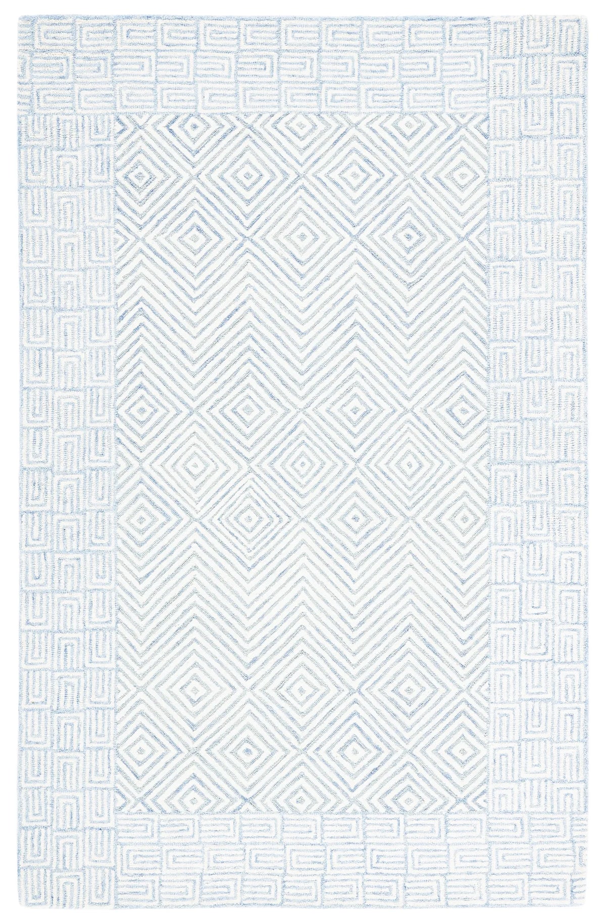 Safavieh Roslyn 4'-0" x 6'-0" Rug in Light Blue / Ivory