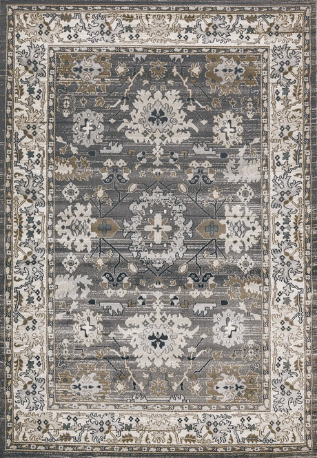 Dynamic Rugs Yazd 8531 Grey / Ivory Rugs - Rectangular