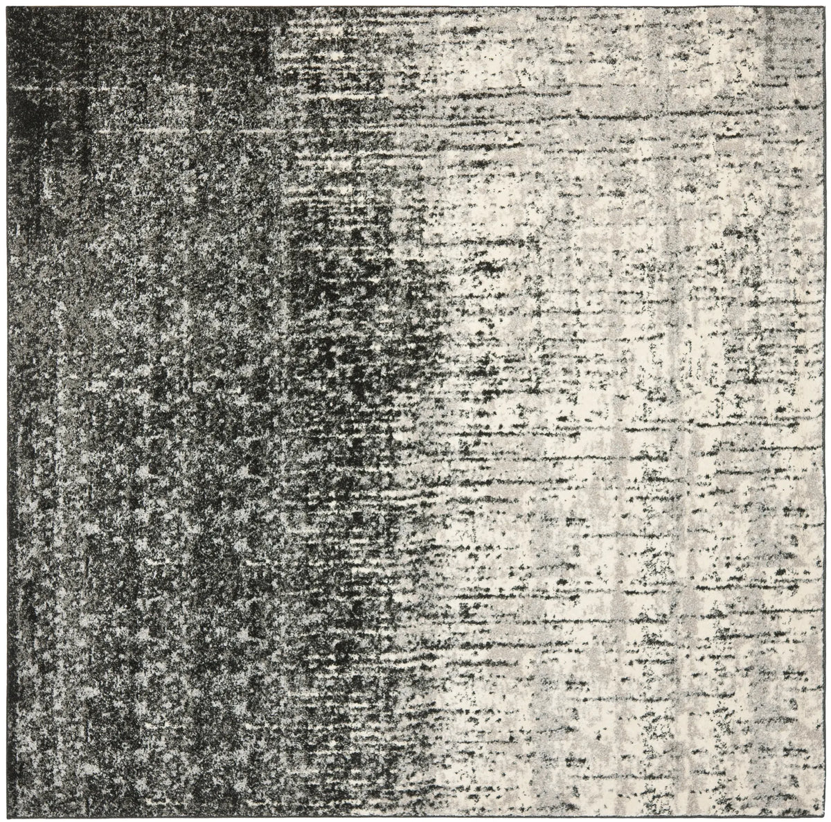 Safavieh Retro 8'-0" x 8'-0" Rug in Black / Light Grey