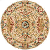 Safavieh Savonnerie 8'-0" x 8'-0" Rug in Sage / Beige