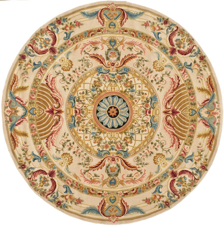 Safavieh Savonnerie 8'-0" x 8'-0" Rug in Sage / Beige