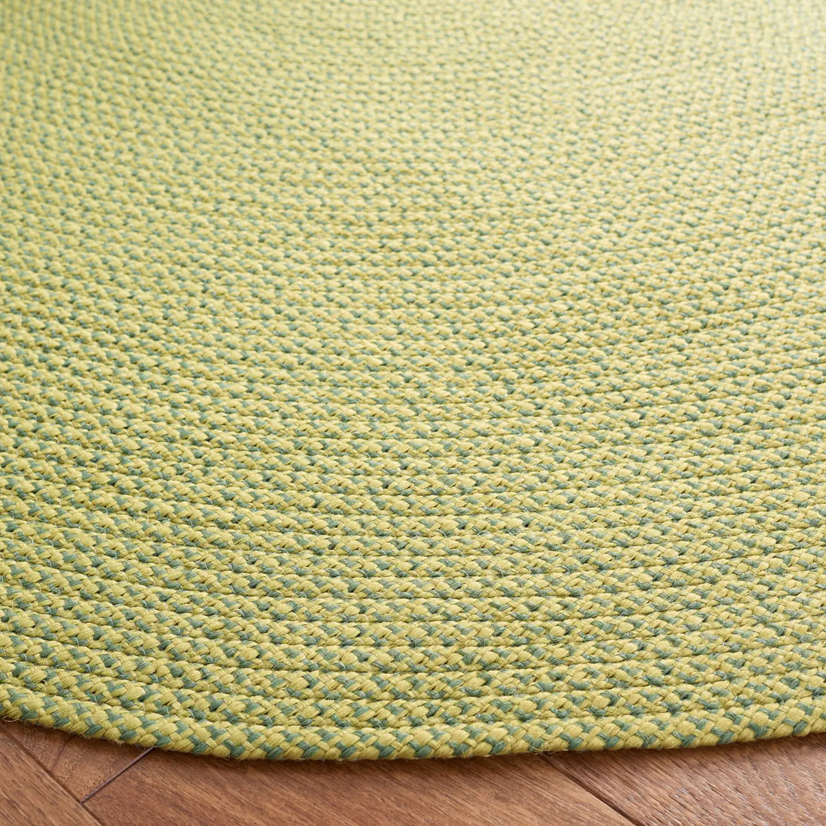 Safavieh Braided 5'-0" x 5'-0" Rug in Green