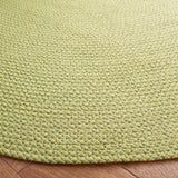 Safavieh Braided 5'-0" x 5'-0" Rug in Green