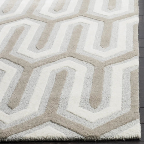 Safavieh Cambridge 4'-0" x 6'-0" Rug in Light Blue / Grey