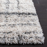 Safavieh Fontana Shag  800 4'-0" x 6'-0" Rug in Ivory / Grey