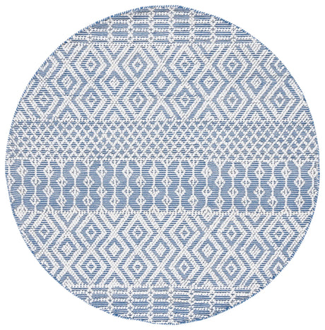 Safavieh Casablanca 6'-0" x 6'-0" Rug in Blue / Ivory