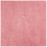 Safavieh Primo Shag 6'-7" x 6'-7" Rug in Rose