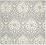 Safavieh Blossom 6'-0" x 6'-0" Rug in Light Grey / Ivory